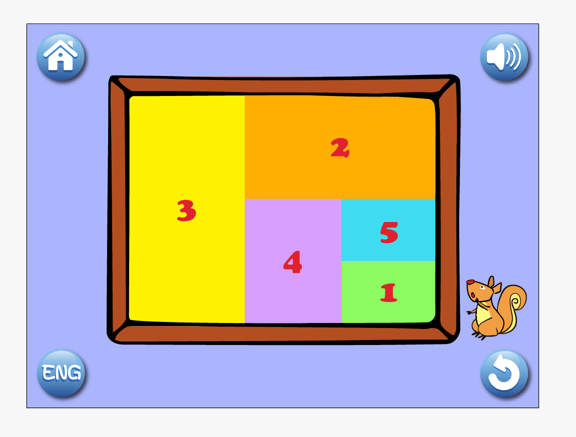 A fun game for learning numbers