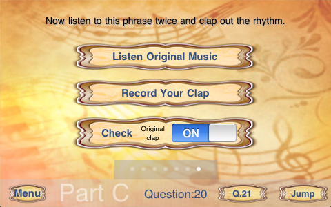 Aural Training: clap the music phrase
