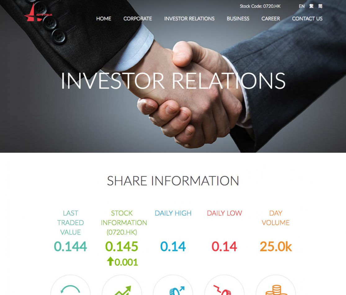 Investor Relationship Information